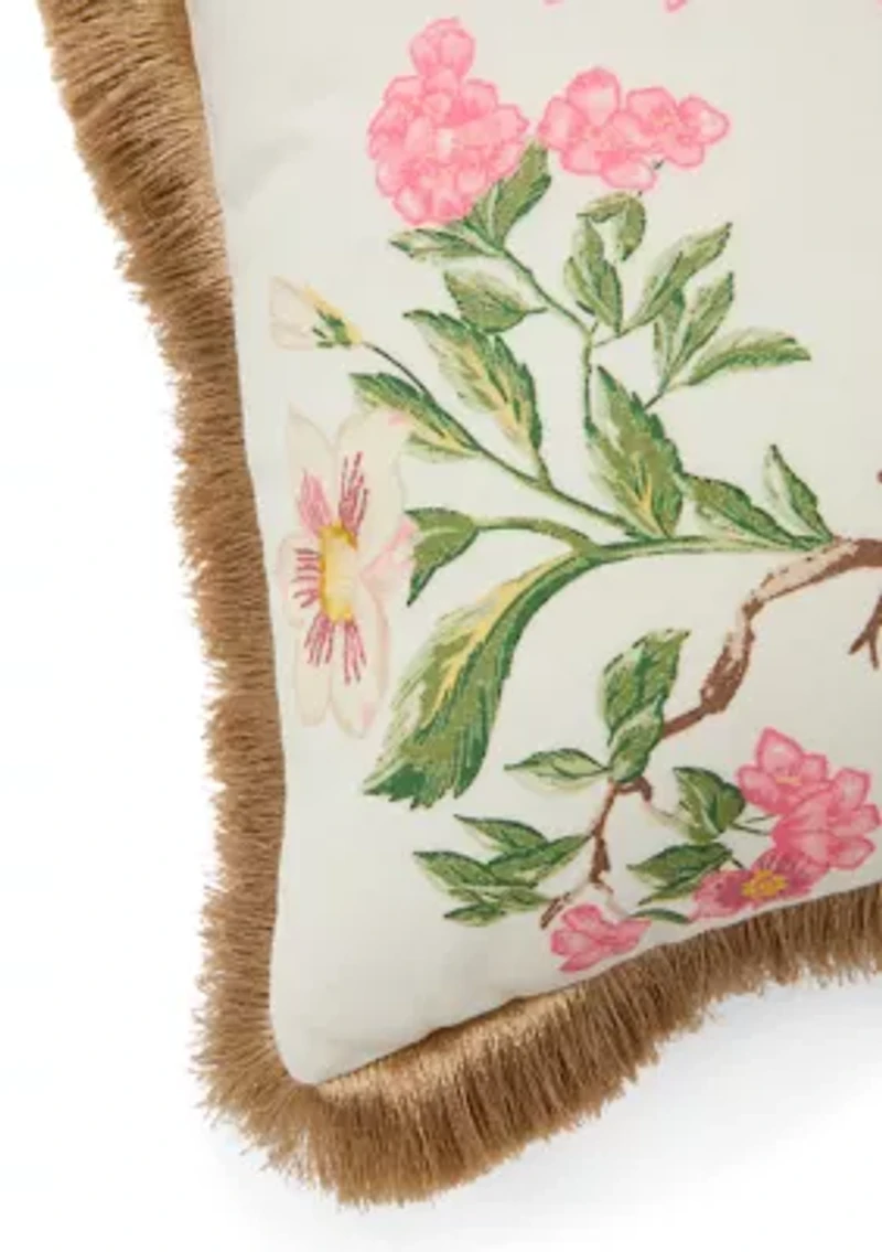 Floral Bird Pillow