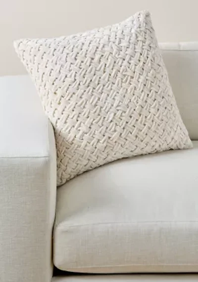 Velvet Woven Pillow