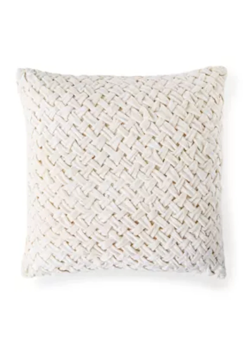 Velvet Woven Pillow
