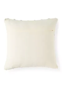 Embroidered Knot Throw Pillow