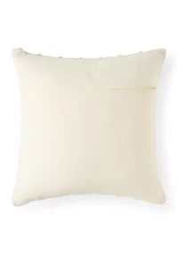 Embroidered Knot Throw Pillow