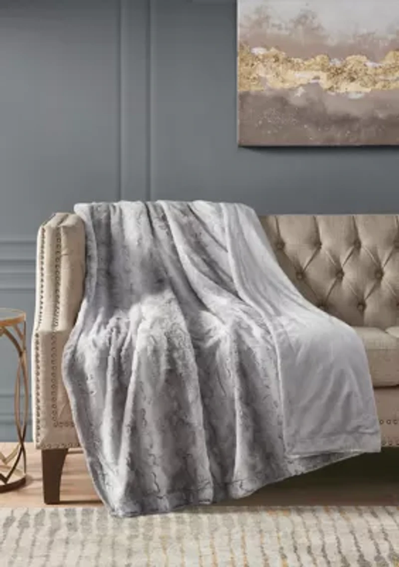 Zuri Oversized Faux Fur Throw