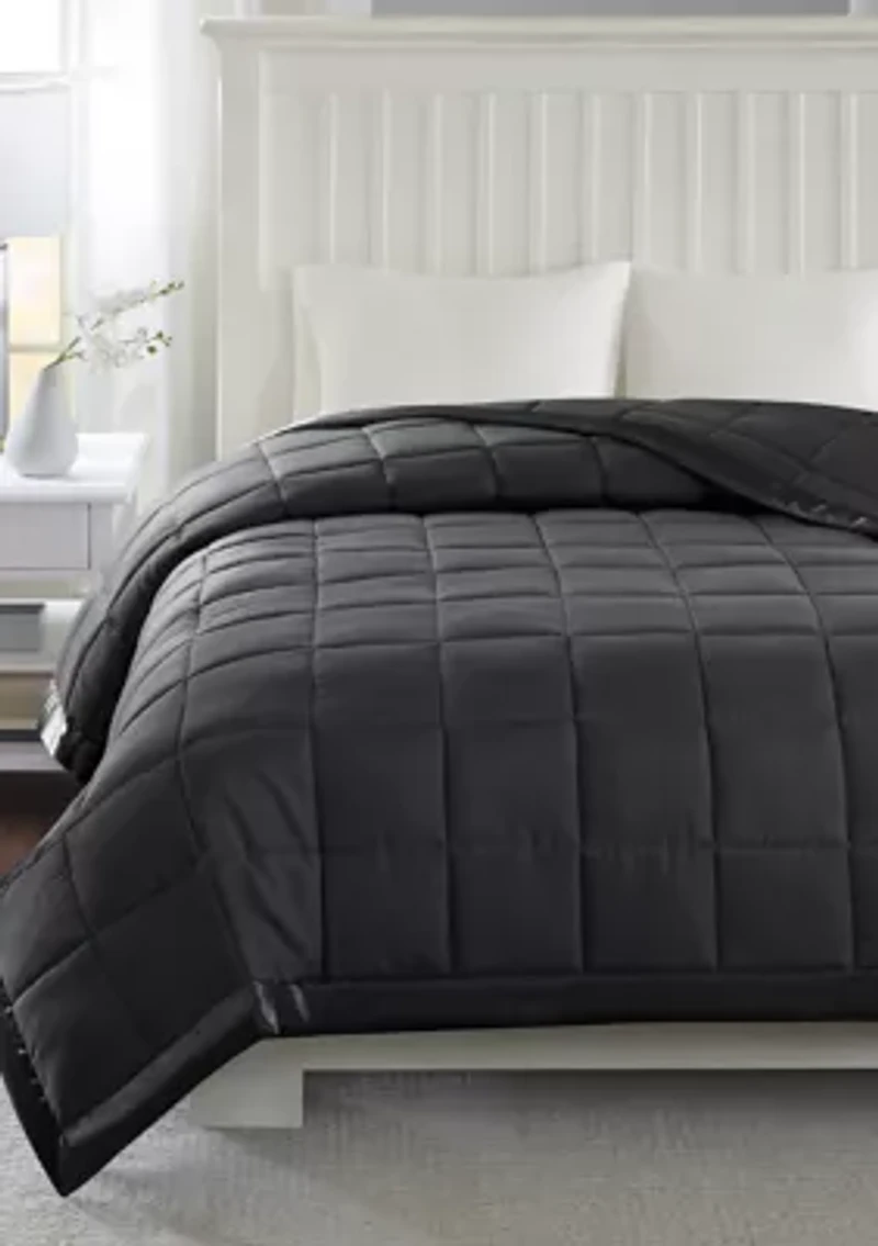 Windom Lightweight Down Alternative Blanket with Satin Trim
