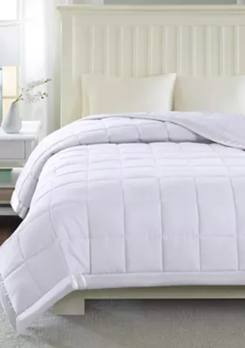 Windom Lightweight Down Alternative Blanket with Satin Trim