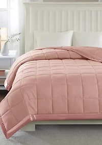 Windom Lightweight Down Alternative Blanket with Satin Trim