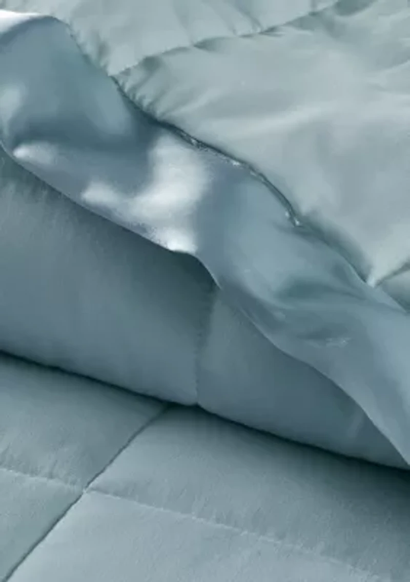 Windom Lightweight Down Alternative Blanket with Satin Trim