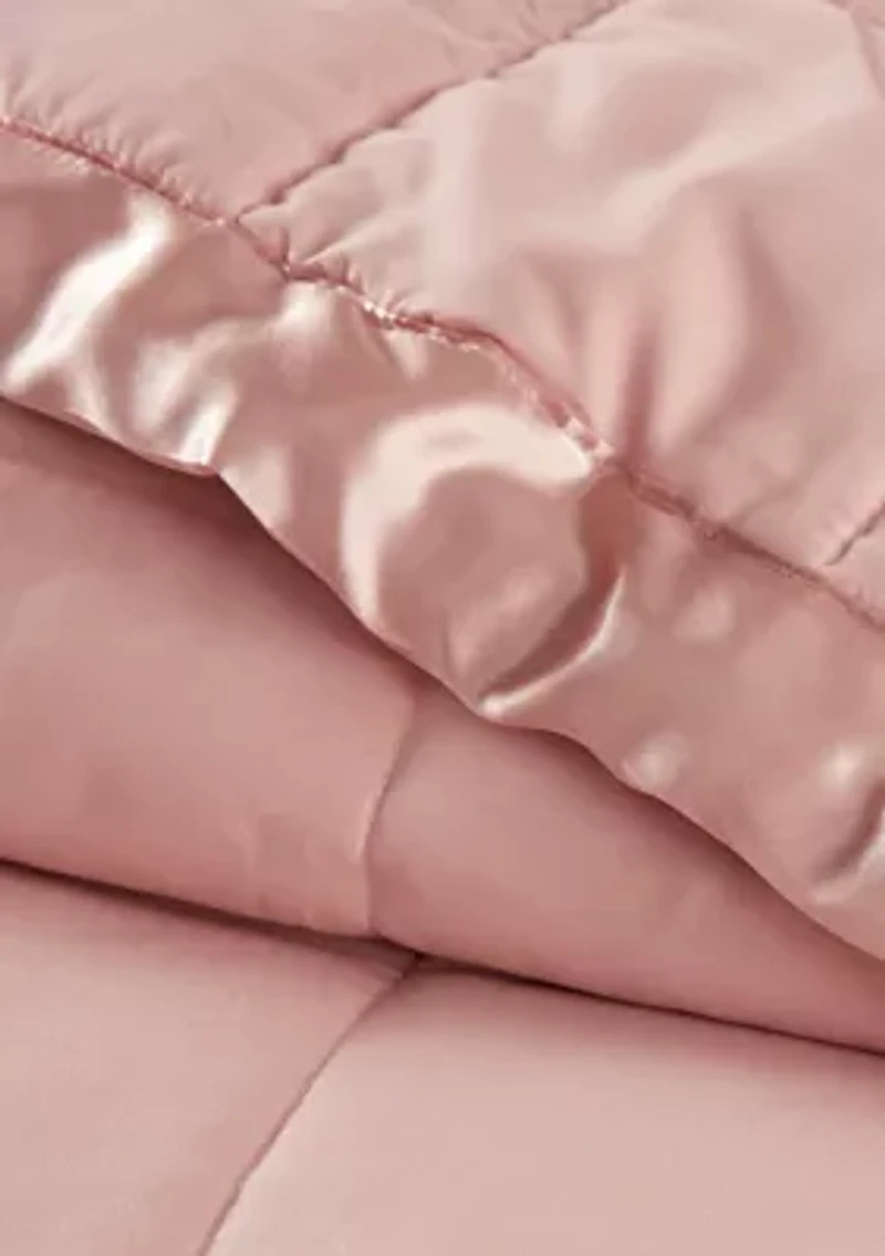 Windom Lightweight Down Alternative Blanket with Satin Trim