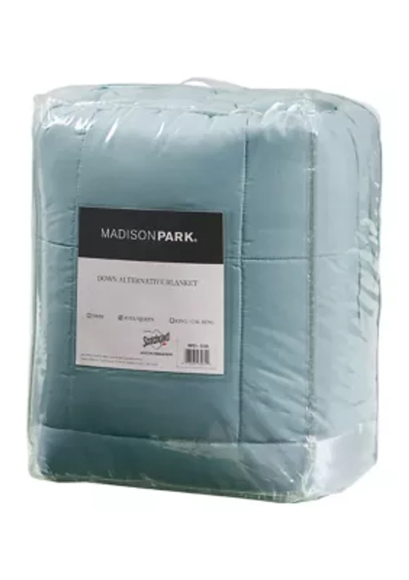 Windom Lightweight Down Alternative Blanket with Satin Trim