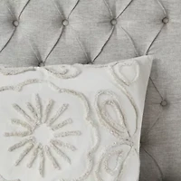Violette 3 Piece Tufted Cotton Chenille  Coverlet Set
