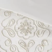 Violette 3 Piece Tufted Cotton Chenille  Coverlet Set