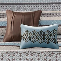 Princeton 5 Piece Reversible Jacquard Bedspread Set