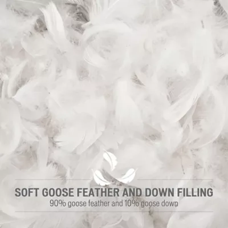 Heavy Warmth Goose Feather and Down Oversize Comforter