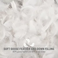 Heavy Warmth Goose Feather and Down Oversize Comforter