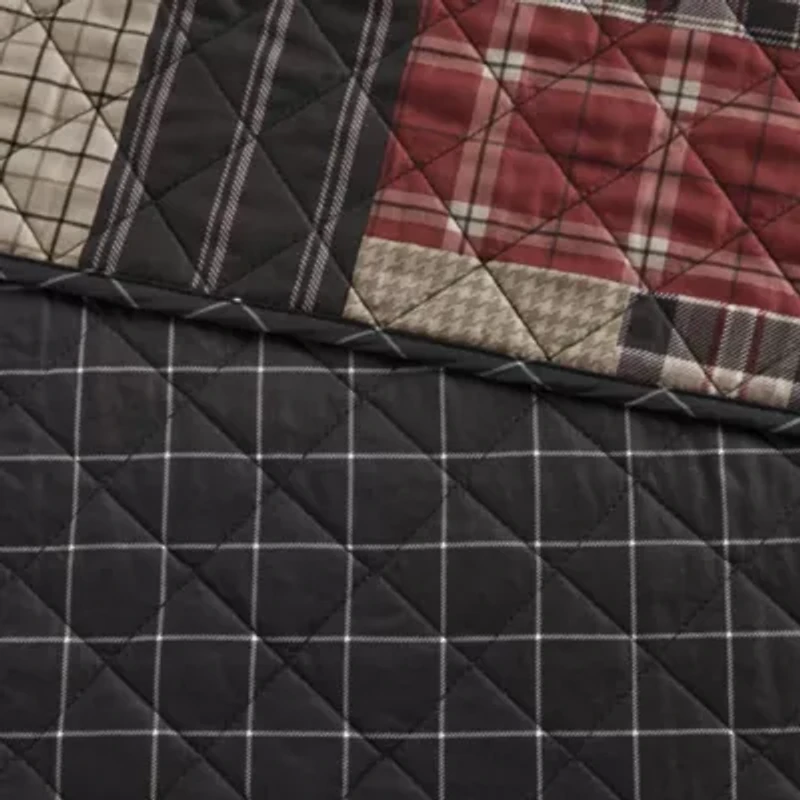 Timber 3 Piece Reversible Printed Quilt Set