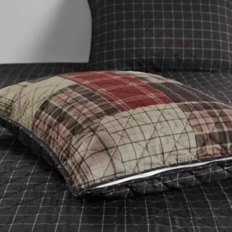 Timber 3 Piece Reversible Printed Quilt Set