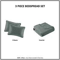 Quebec 3 Piece Reversible Quilt Set