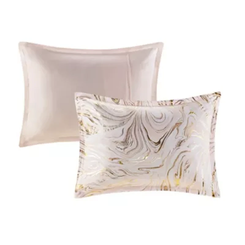 Rebecca Metallic Printed Duvet Cover Set