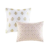 Rebecca Metallic Printed Duvet Cover Set