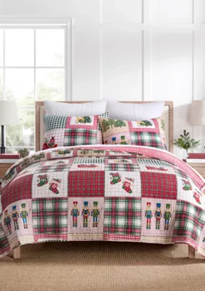 Nutcracker Patch Quilt Set