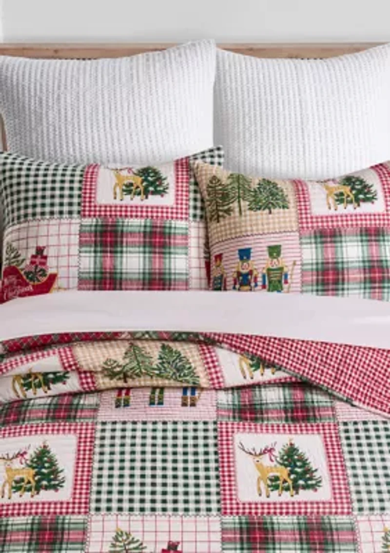 Nutcracker Patch Quilt Set