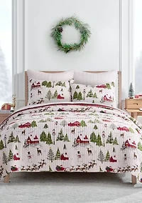 Santa's Sleigh Ride Quilt Set