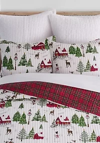 Santa's Sleigh Ride Quilt Set