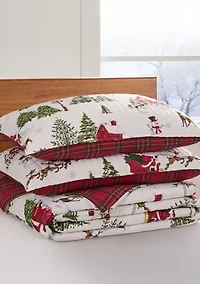 Santa's Sleigh Ride Quilt Set