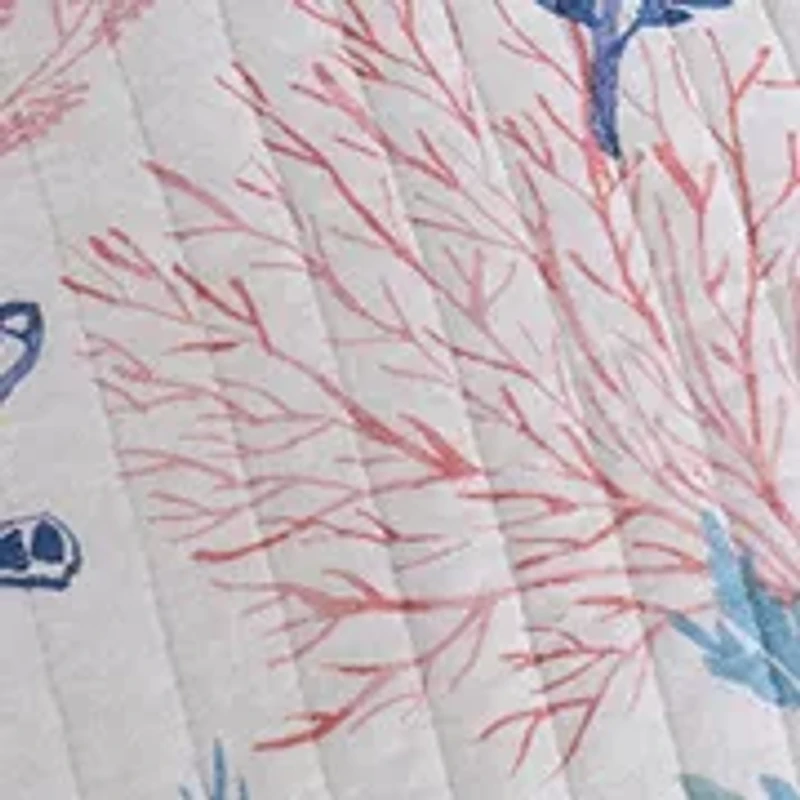 Coral Paradise Quilt Bedding Set