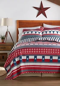 Alamo Reversible Quilt Set