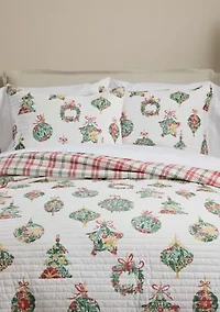Merry Globes Quilt Set