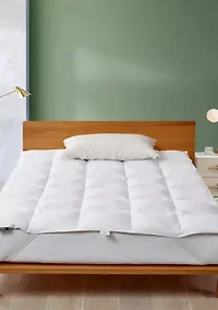 White Goose Feather and Down Fiber Featherbed