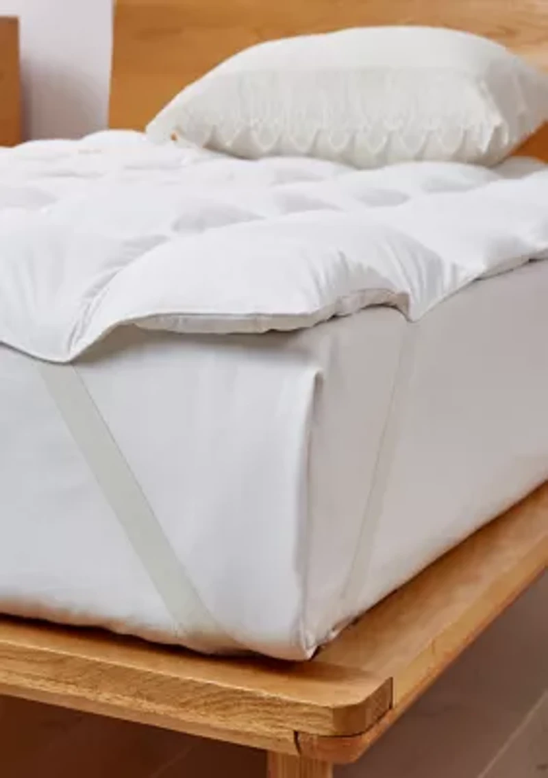 White Goose Feather and Down Fiber Featherbed