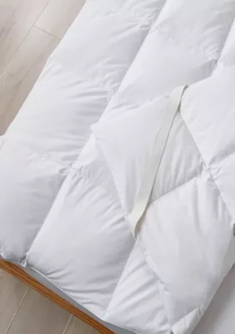 White Goose Feather and Down Fiber Featherbed