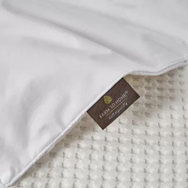 100% Organic Cotton Premium All Season White Down Comforter