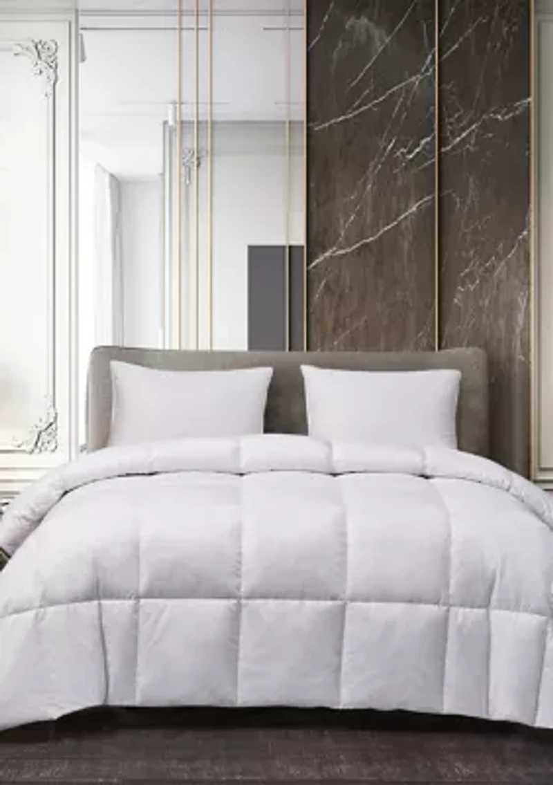 240 Thread Count White Goose Feather and Down Comforter