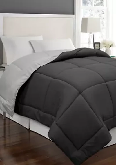 Microfiber Reversible Down Alternative Comforter