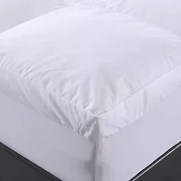 Dual Chamber Down Alternative and Nano Feather Twin Mattress Topper