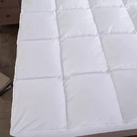 Dual Chamber Down Alternative and Nano Feather Twin Mattress Topper