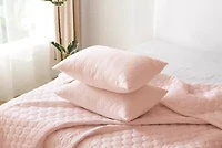 Better Style Home Microfiber Honeycomb Quilt Sets Full/Queen Dewkist