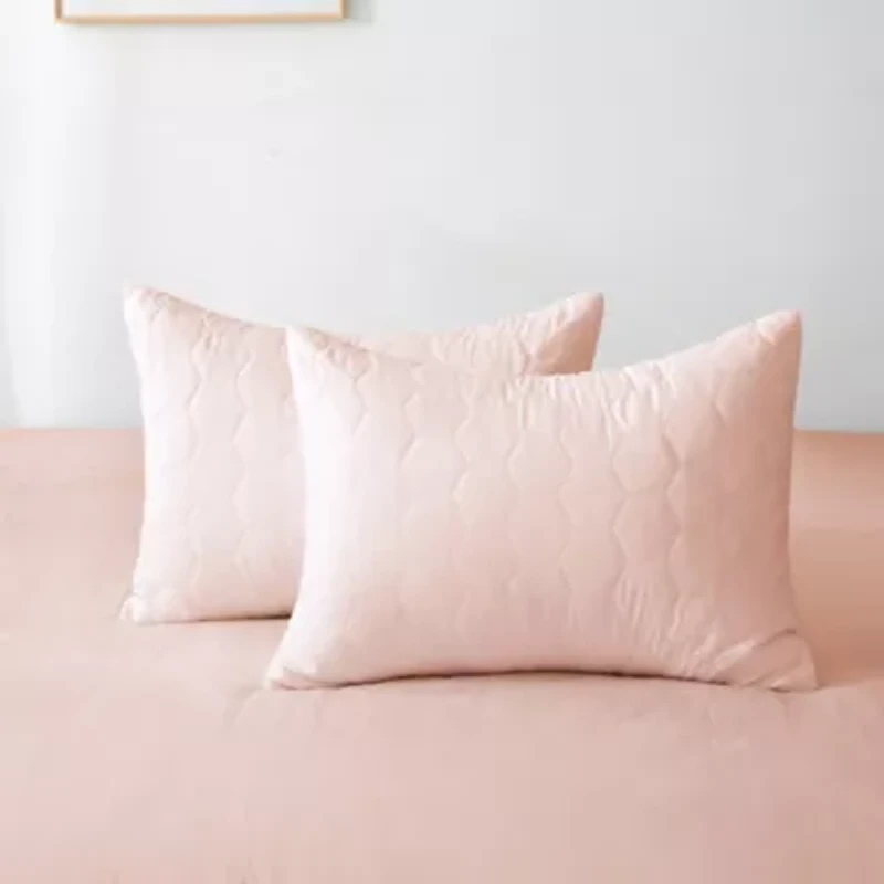 Better Style Home Microfiber Honeycomb Quilt Sets Full/Queen Dewkist