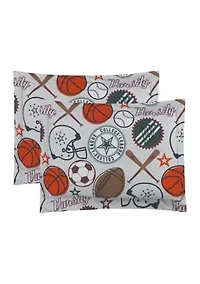 League Sports Gray Comforter Set with Basket Ball Pillow and Themed Wall Decals