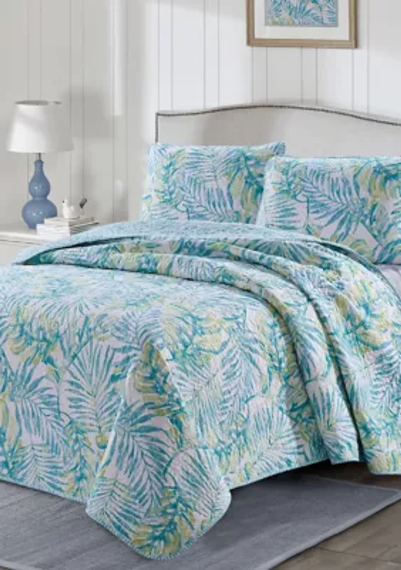 Tropical Vibes Reversible Quilt Set 