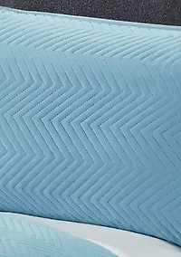 Trista Chevron Stitch Quilt Set