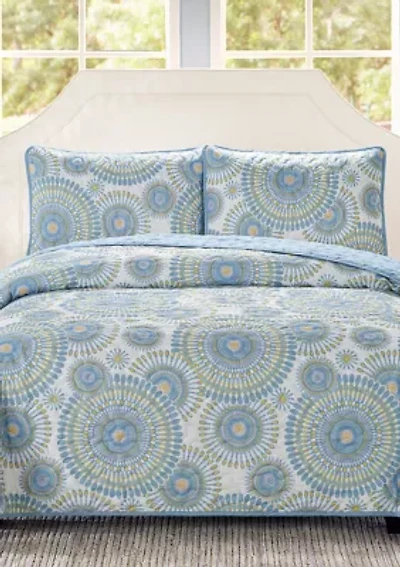 Crushed Starburst Quilt Set
