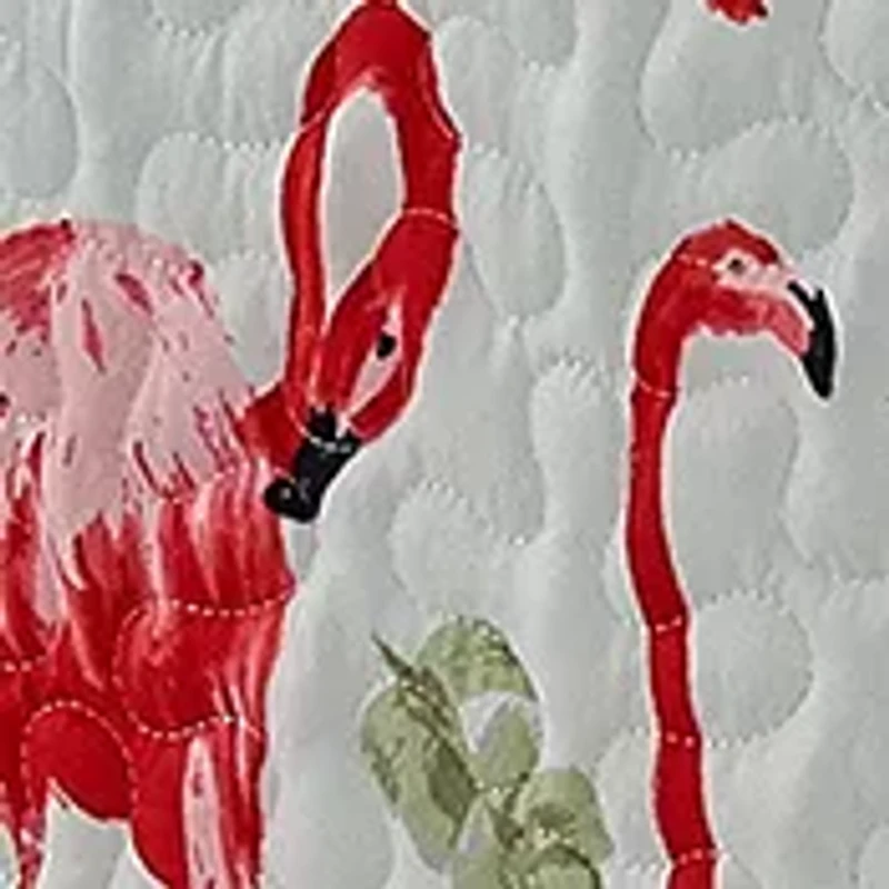 Fancy Flamingo Quilt Set