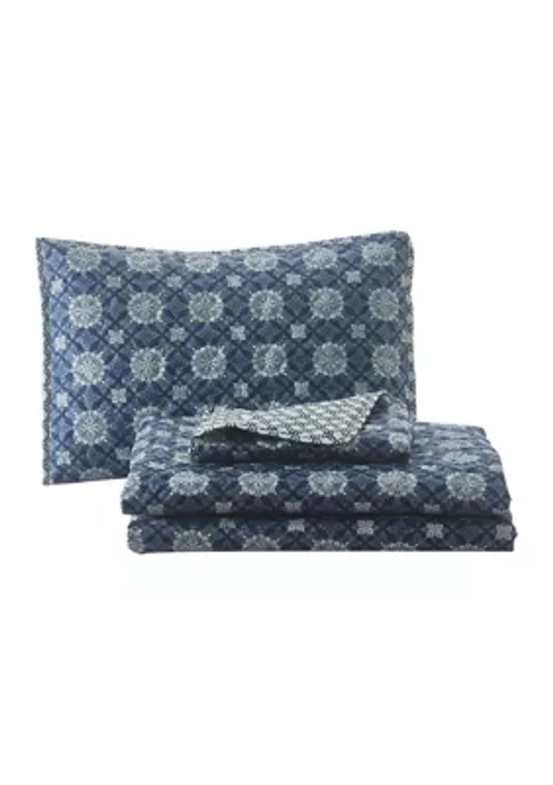 Mandala Lattice and Ironwork Quilt Set