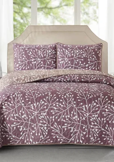 Blanche Branches Reversible Quilt Set
