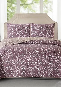 Blanche Branches Reversible Quilt Set
