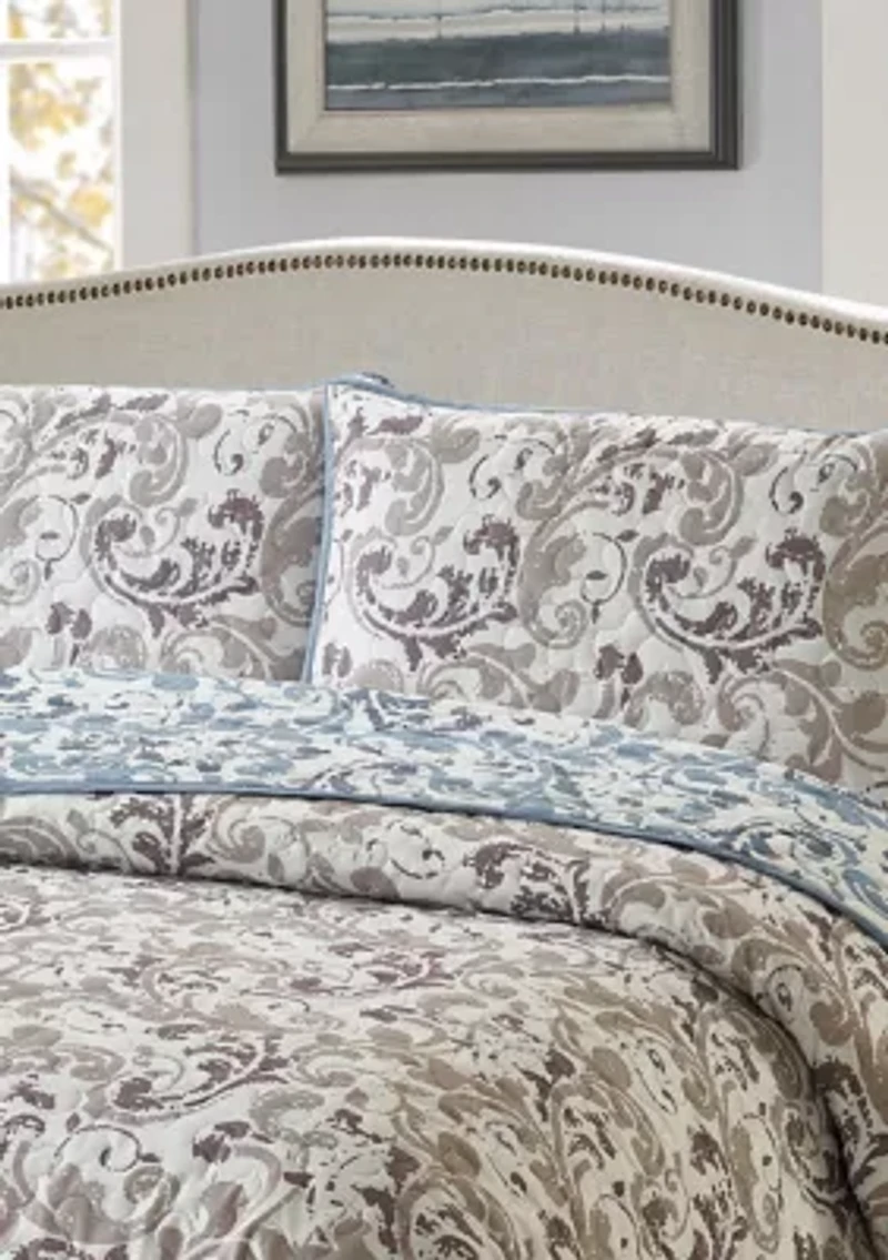 Astoria Scroll Quilt Set