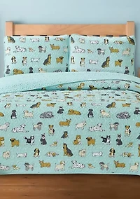 Puppies Quilt Set